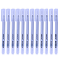 BRUSTRO Silver Gel Pen|Pack of 12 - 1mm Metal Tip,Opaque and Viscous Ink|Ideal For Drawing,Writing,Highlighting,Doodling,Scrapbooking,Mandala Art,Illustration,Fine Art Students and Professionals