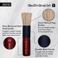 BRUSTRO StencilPro Brush Set of 3| Sizes 6, 8 & 10, Natural Hog Bristle, Wooden Short Handle, Flat-Top Brushes|Ideal for Stencilling, Texture Layering, DIY Craft Work with Acrylic, Oil, Gouache Paints