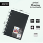 Brustro Artists Sketch Book Wiro Bound A5 Size ( 14.8 CM x 21 CM ), 116 Pages,160 GSM (Acid Free)