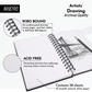 Brustro Artists Sketch Book Wiro Bound A5 Size ( 14.8 CM x 21 CM ), 116 Pages,160 GSM (Acid Free)