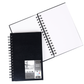 Brustro Artists Wiro Bound Sketch Book , Size 5.5" x 8.5" (Inches), 160 Pages / 80 Sheets , 130 GSM , Medium Surface, Natural Grain