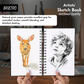 Brustro Artists Wiro Bound Sketch Book , Size 5.5" x 8.5" (Inches), 160 Pages / 80 Sheets , 130 GSM , Medium Surface, Natural Grain