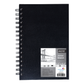 Brustro Artists Wiro Bound Sketch Book , Size 5.5" x 8.5" (Inches), 160 Pages / 80 Sheets , 130 GSM , Medium Surface, Natural Grain