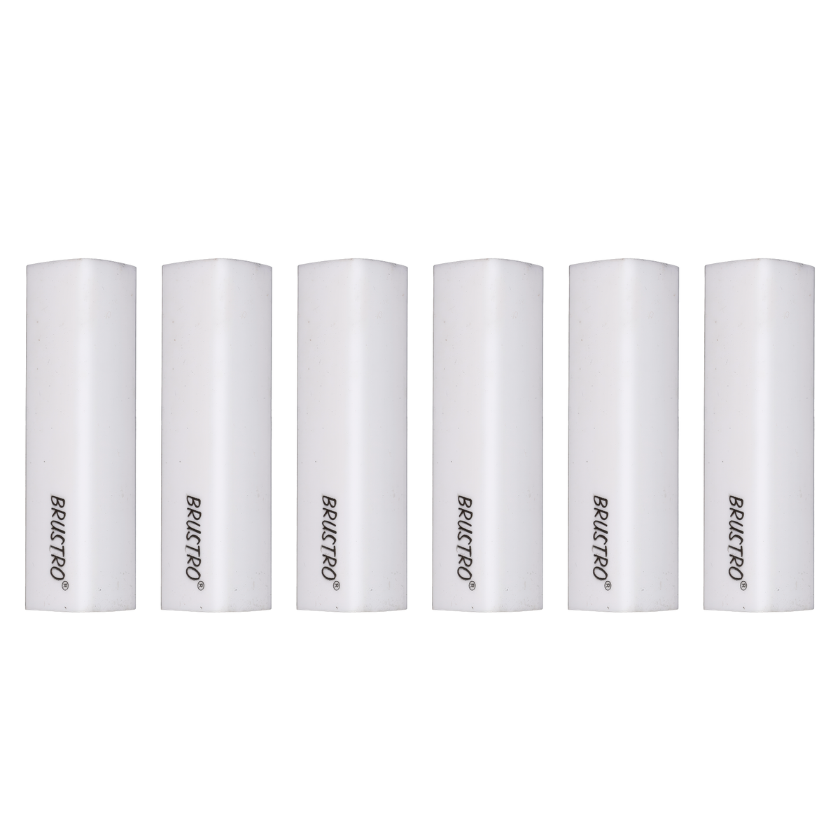 Brustro TriClean Triangle Eraser, Pack of 1 (Total 6 Erasers) , Dust & PVC Free, TPE Material | Ideal for Sketching, Drawing, Graphite and Charcoal, Artists, Students, Hobbyists