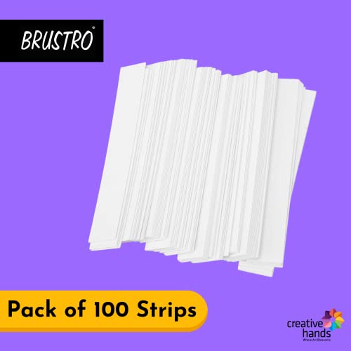Brustro Perfume Paper Test Strips, 300 GSM, 25% Cotton for Fragrances and Essential Oils