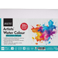 BRUSTRO Artists Watercolour Paper | 300 GSM, A4, 25% Cotton, Cold Pressed | Pack of 12 Sheets