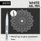 Brustro White Gel Pen Pack of - 3. Tip size - 1 mm