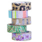 BRUSTRO Craft Paper Delights Washi Tapes (15mm x 5m), Pack of 5 | Low Tack Adhesive, Ideal for Scrapbooking, Planners, Card/Gift Wrapping, DIY, Home Decor, Art & Craft Supplies