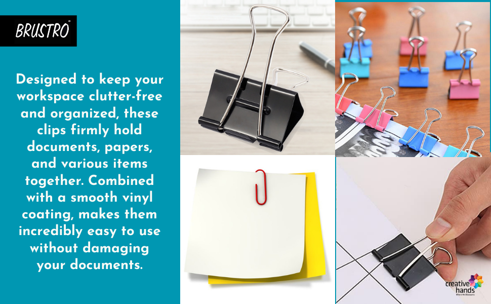 File shop binding clips