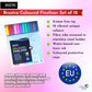 BRUSTRO Coloured Fineliner Set of 12 | Assorted Colours | 0.4mm | Ideal for Writing, Drawing, Coloring, Sketching, Doodles, Mandala Art