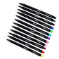 BRUSTRO Coloured Fineliner set of 12, 0.4mm. Ideal For writing, drawing, doodles, mandala etc.