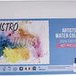 Brustro Artists Watercolour Paper, 300 GSM, A4-25% Cotton Hot Pressed, 9 Sheets