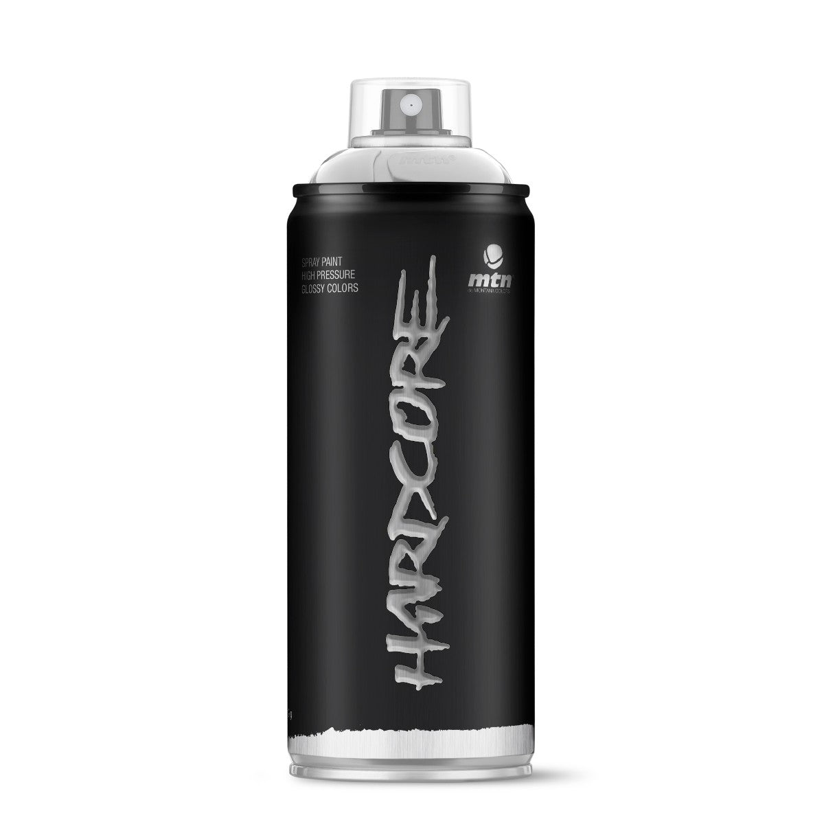 MTN Hardcore High Pressure Spray Paints |DIY, Quick Drying with gloss finish for most surfaces like Porous, Non-porous, Metal, Wood, and Walls - 400ml Silver Chrome