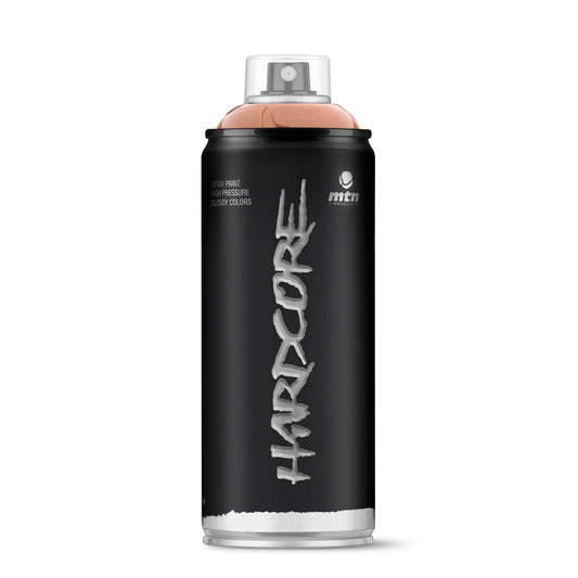 MTN Hardcore High Pressure Spray Paints |DIY, Quick Drying with gloss finish for most surfaces like Porous, Non-porous, Metal, Wood, and Walls - 400ml Metallic Copper