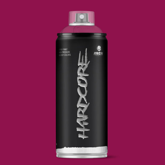 MTN Hardcore High Pressure Spray Paints |DIY, Quick Drying with gloss finish for most surfaces like Porous, Non-porous, Metal, Wood, and Walls - 400ml Purple