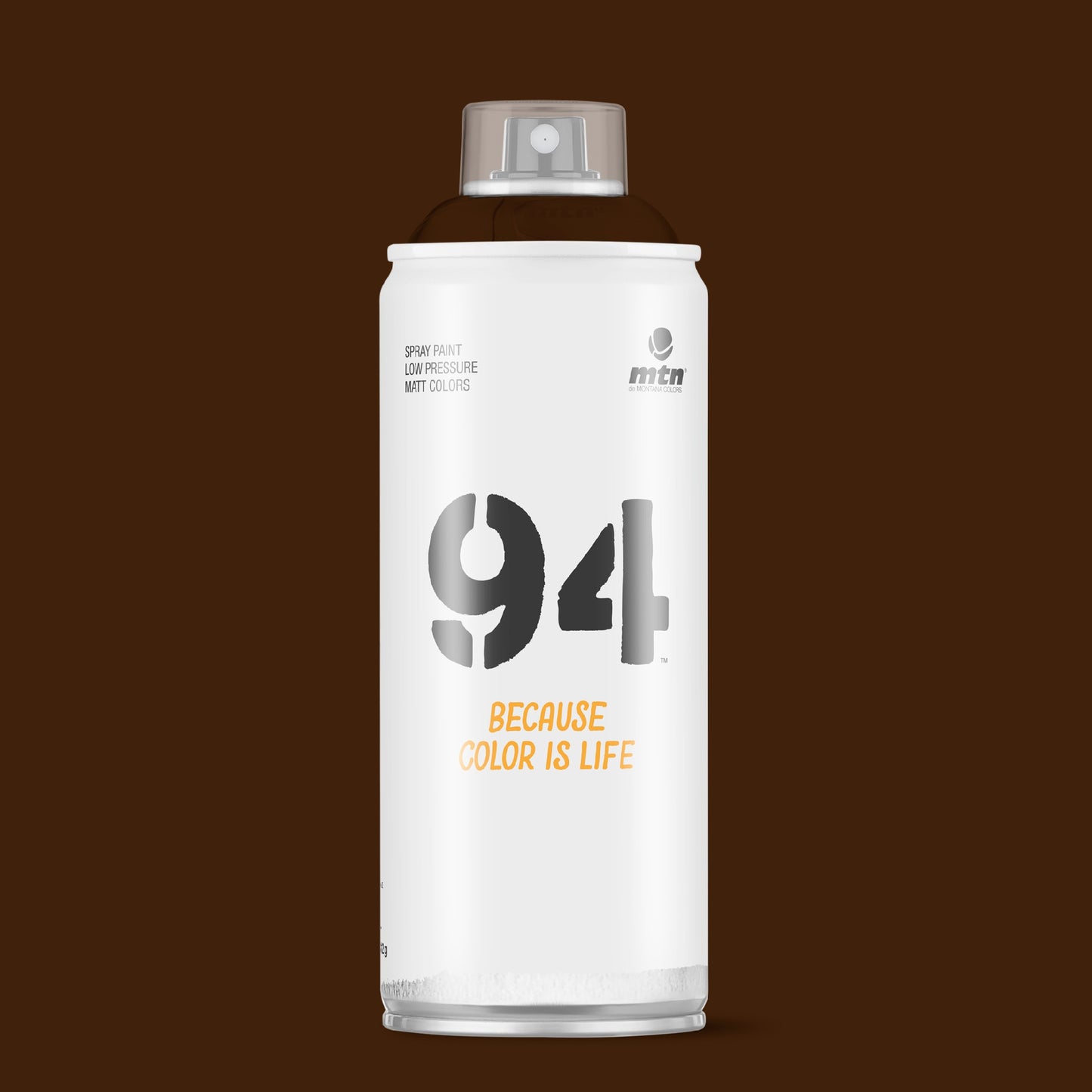 MTN 94 Low Pressure Spray Paints | DIY, Quick Drying, Matt finish, Porous, Non-porous, Metal, Wood, and Walls - 400ml - Coffee Brown Shade