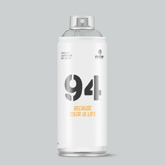 MTN 94 Low Pressure Spray Paints | DIY, Quick Drying, Matt finish, Porous, Non-porous, Metal, Wood, and Walls - 400ml - Rita Grey Shade