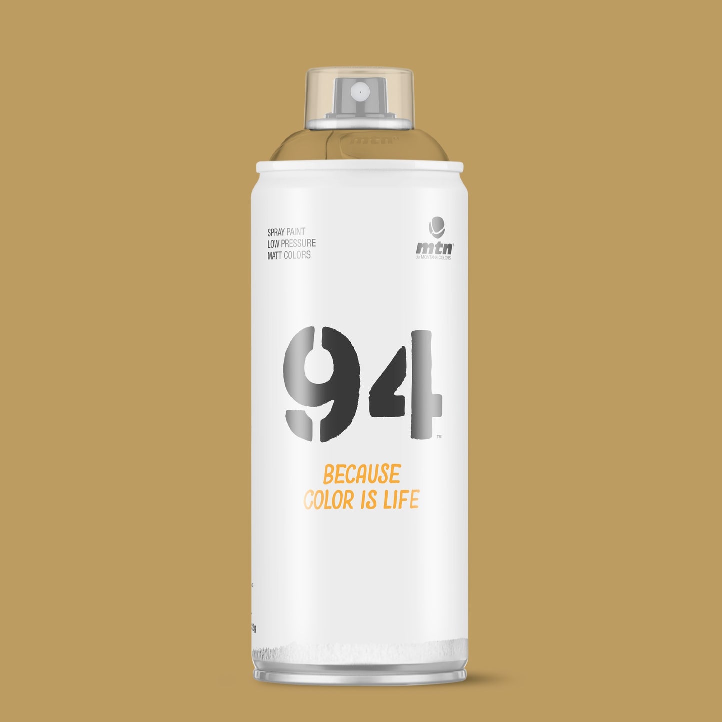 MTN 94 Low Pressure Spray Paints | DIY, Quick Drying, Matt finish, Porous, Non-porous, Metal, Wood, and Walls - 400ml - Kraft Brown Shade