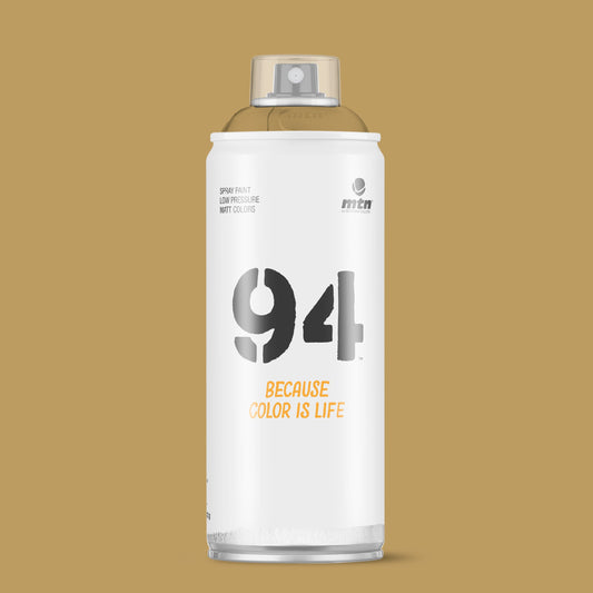 MTN 94 Low Pressure Spray Paints | DIY, Quick Drying, Matt finish, Porous, Non-porous, Metal, Wood, and Walls - 400ml - Kraft Brown Shade