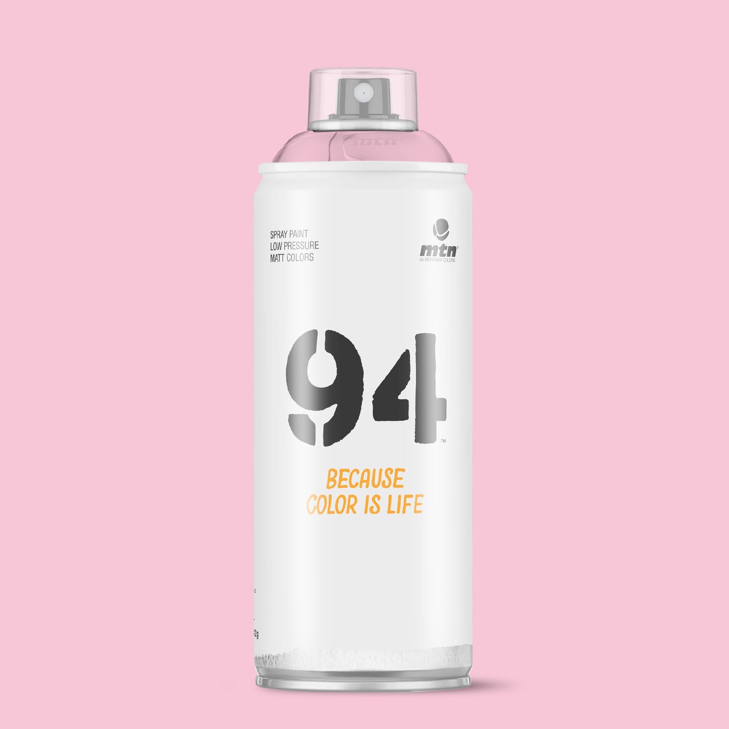 MTN 94 Low Pressure Spray Paints | DIY, Quick Drying, Matt finish, Porous, Non-porous, Metal, Wood, and Walls - 400ml - Tokyo Pink Shade