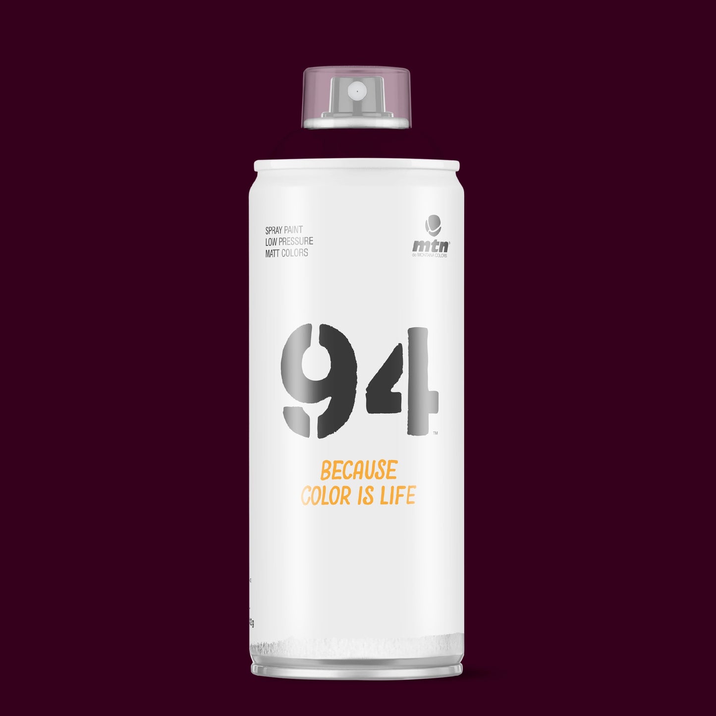 MTN 94 Low Pressure Spray Paints | DIY, Quick Drying, Matt finish, Porous, Non-porous, Metal, Wood, and Walls - 400ml - Taurus Red Shade