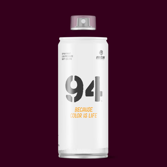 MTN 94 Low Pressure Spray Paints | DIY, Quick Drying, Matt finish, Porous, Non-porous, Metal, Wood, and Walls - 400ml - Taurus Red Shade