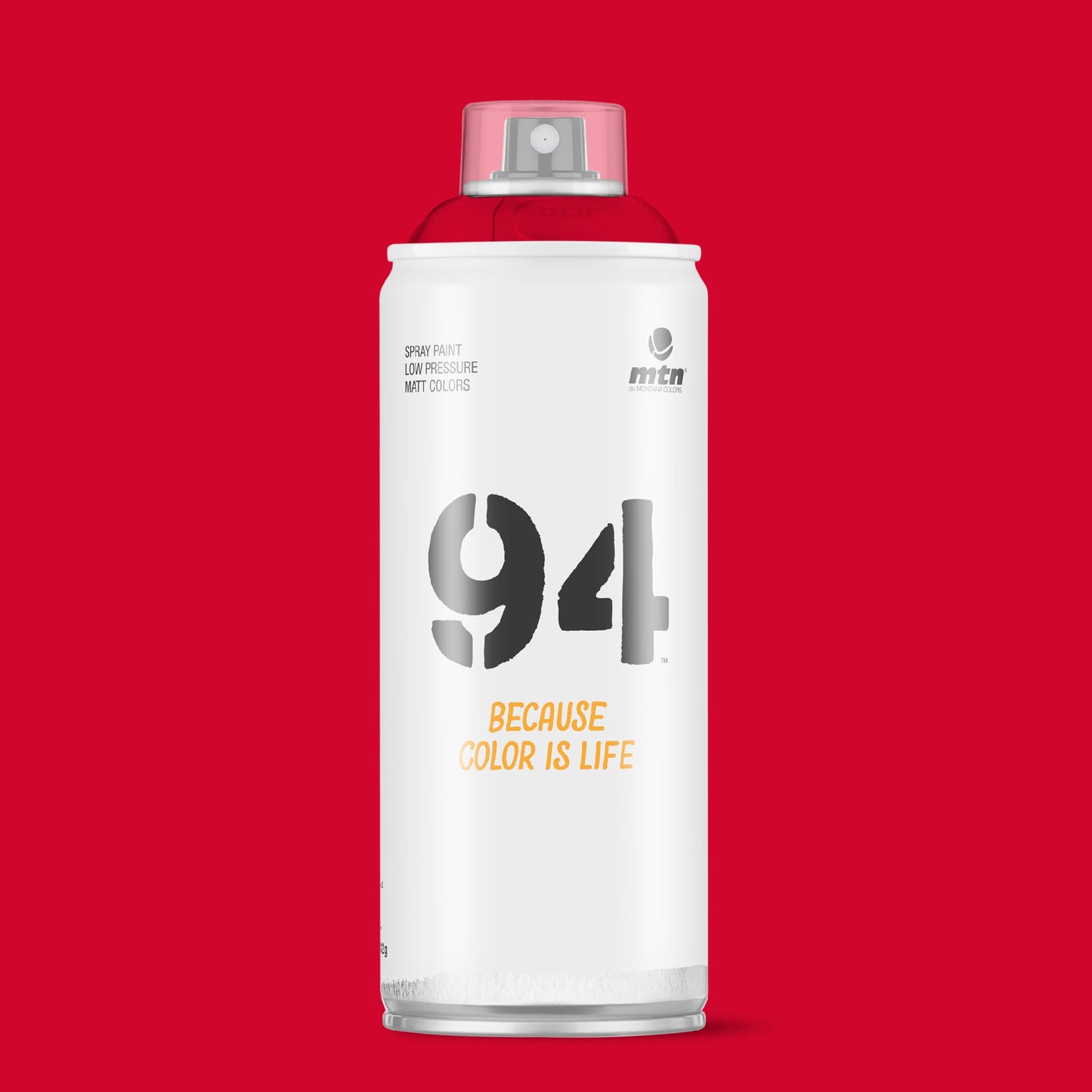 MTN 94 Low Pressure Spray Paints | DIY, Quick Drying, Matt finish, Porous, Non-porous, Metal, Wood, and Walls - 400ml - Madrid Red Shade