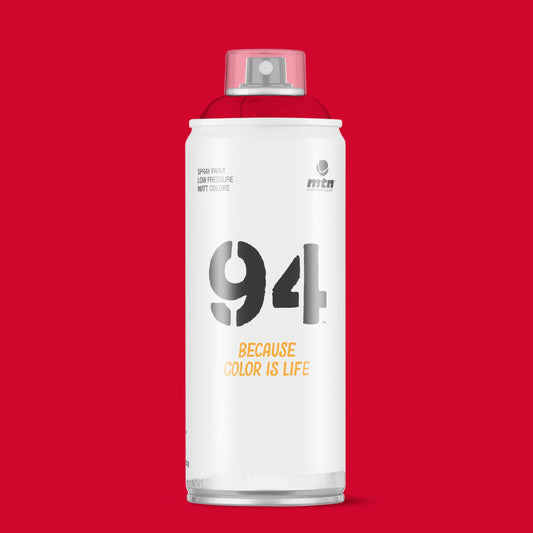 MTN 94 Low Pressure Spray Paints | DIY, Quick Drying, Matt finish, Porous, Non-porous, Metal, Wood, and Walls - 400ml - Madrid Red Shade
