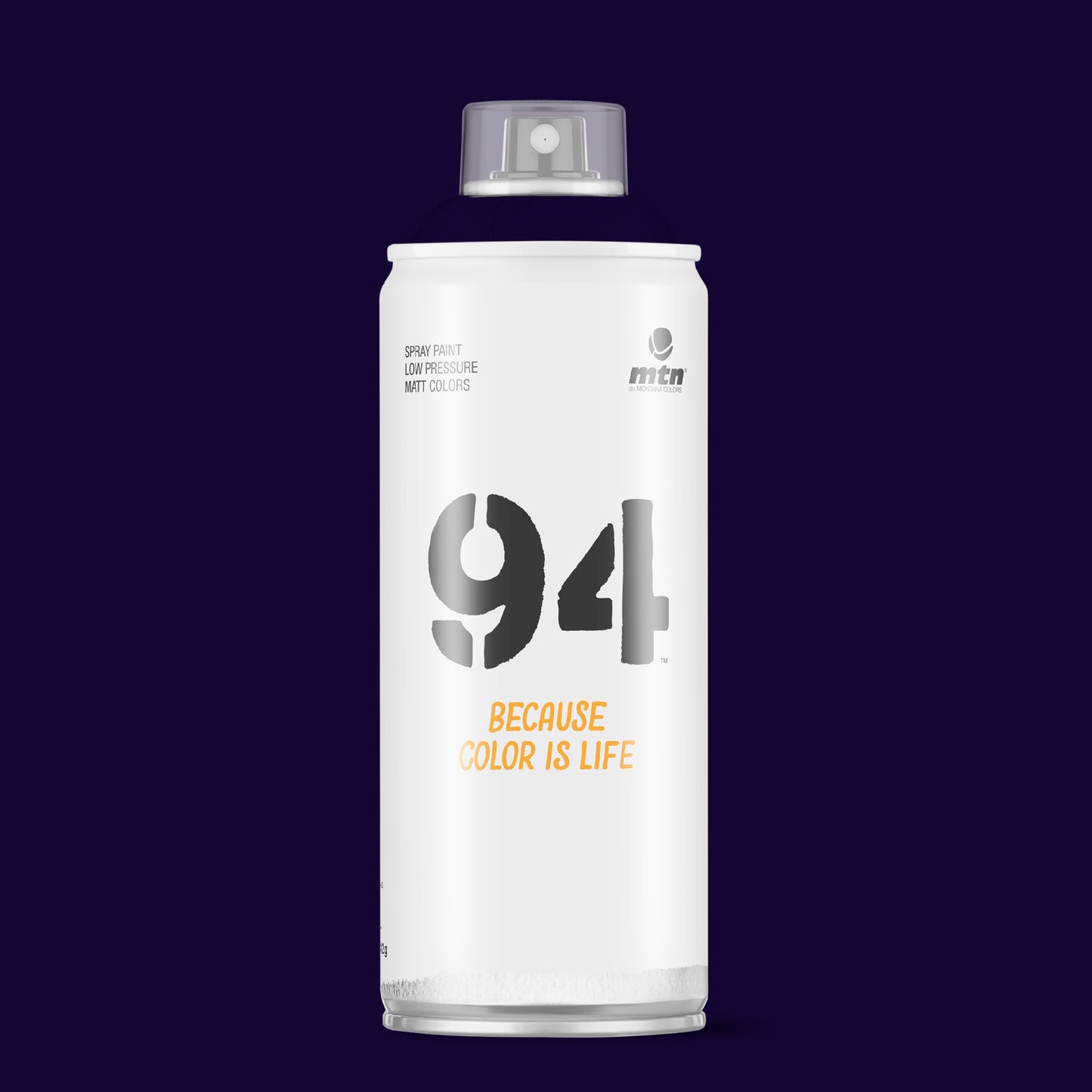 MTN 94 Low Pressure Spray Paints | DIY, Quick Drying, Matt finish, Porous, Non-porous, Metal, Wood, and Walls - 400ml - Vampire Violet Shade