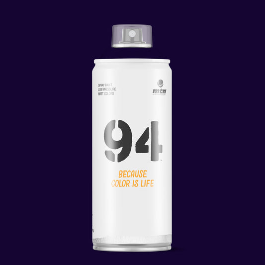 MTN 94 Low Pressure Spray Paints | DIY, Quick Drying, Matt finish, Porous, Non-porous, Metal, Wood, and Walls - 400ml - Vampire Violet Shade