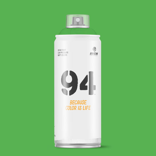 MTN 94 Low Pressure Spray Paints | DIY, Quick Drying, Matt finish, Porous, Non-porous, Metal, Wood, and Walls - 400ml - Mystic Green Shade