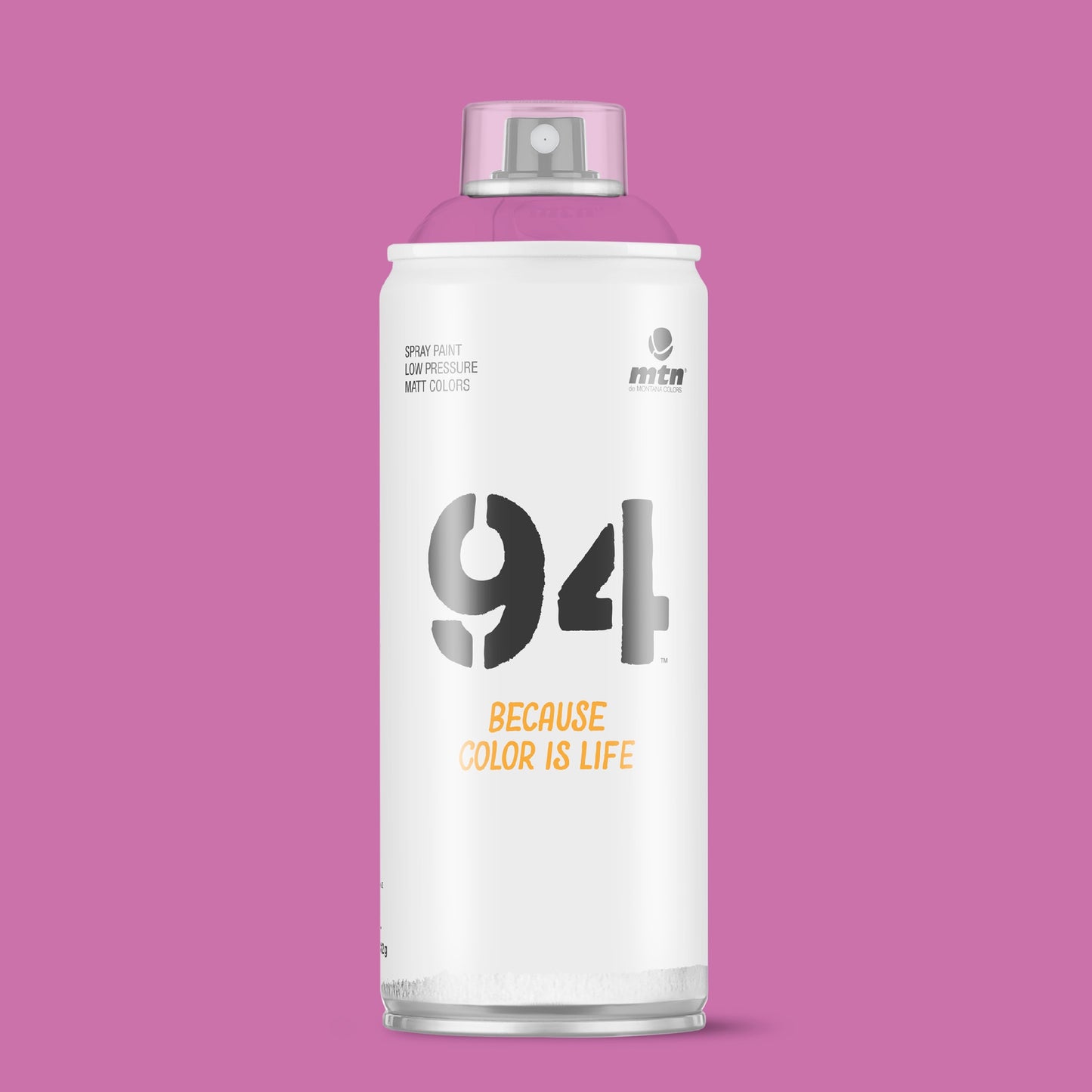 MTN 94 Low Pressure Spray Paints | DIY, Quick Drying, Matt finish, Porous, Non-porous, Metal, Wood, and Walls - 400ml - Disco Pink Shade