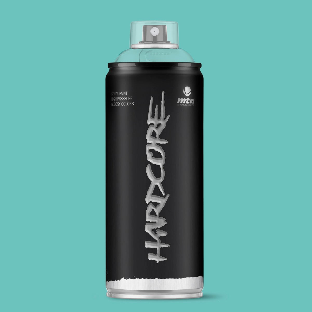MTN Hardcore High Pressure Spray Paints |DIY, Quick Drying with gloss finish for most surfaces like Porous, Non-porous, Metal, Wood, and Walls - 400ml Iceberg Blue