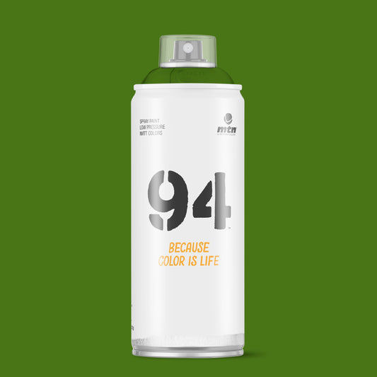 MTN 94 Low Pressure Spray Paints | DIY, Quick Drying, Matt finish, Porous, Non-porous, Metal, Wood, and Walls - 400ml - Valley Green Shade