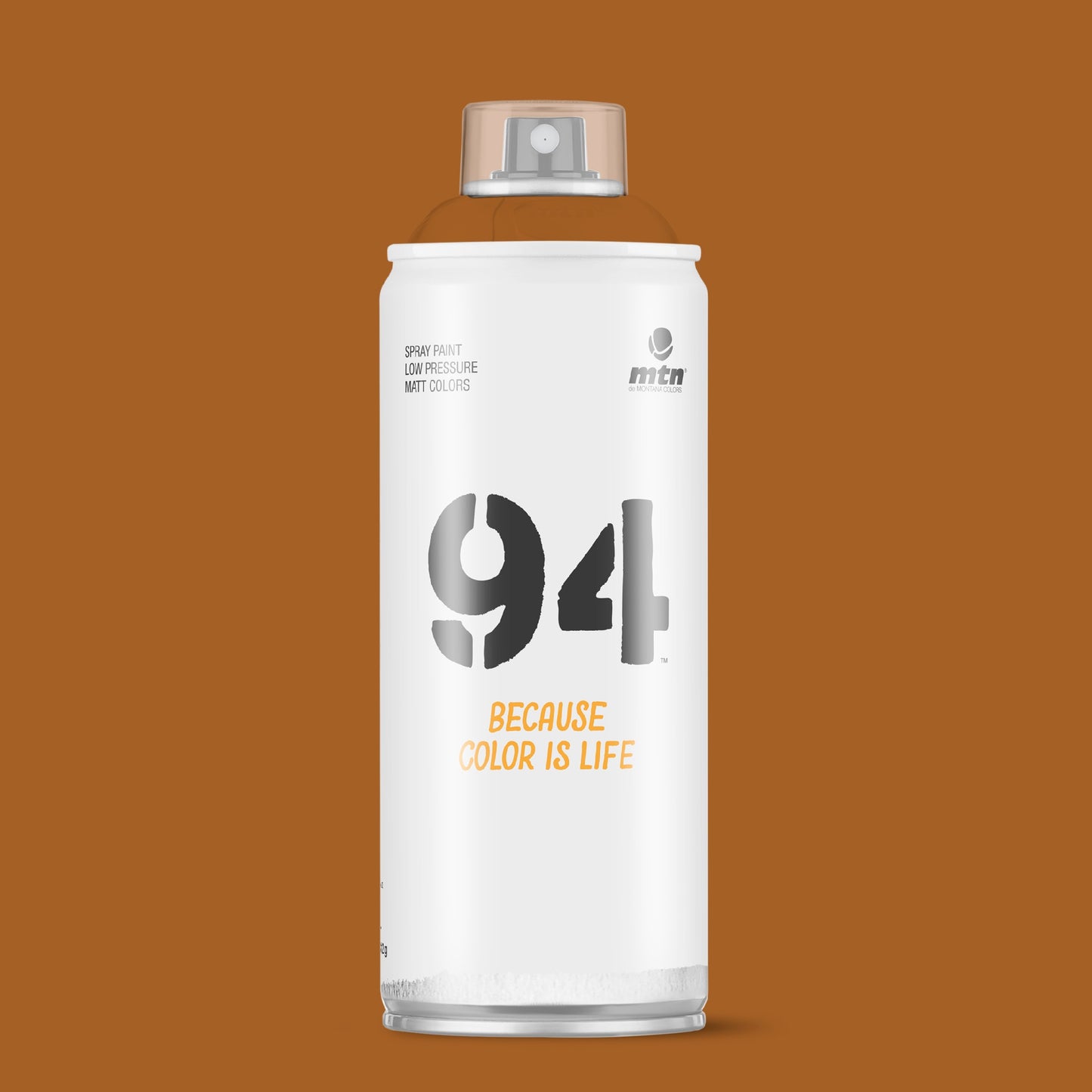 MTN 94 Low Pressure Spray Paints | DIY, Quick Drying, Matt finish, Porous, Non-porous, Metal, Wood, and Walls - 400ml - Mustard Shade