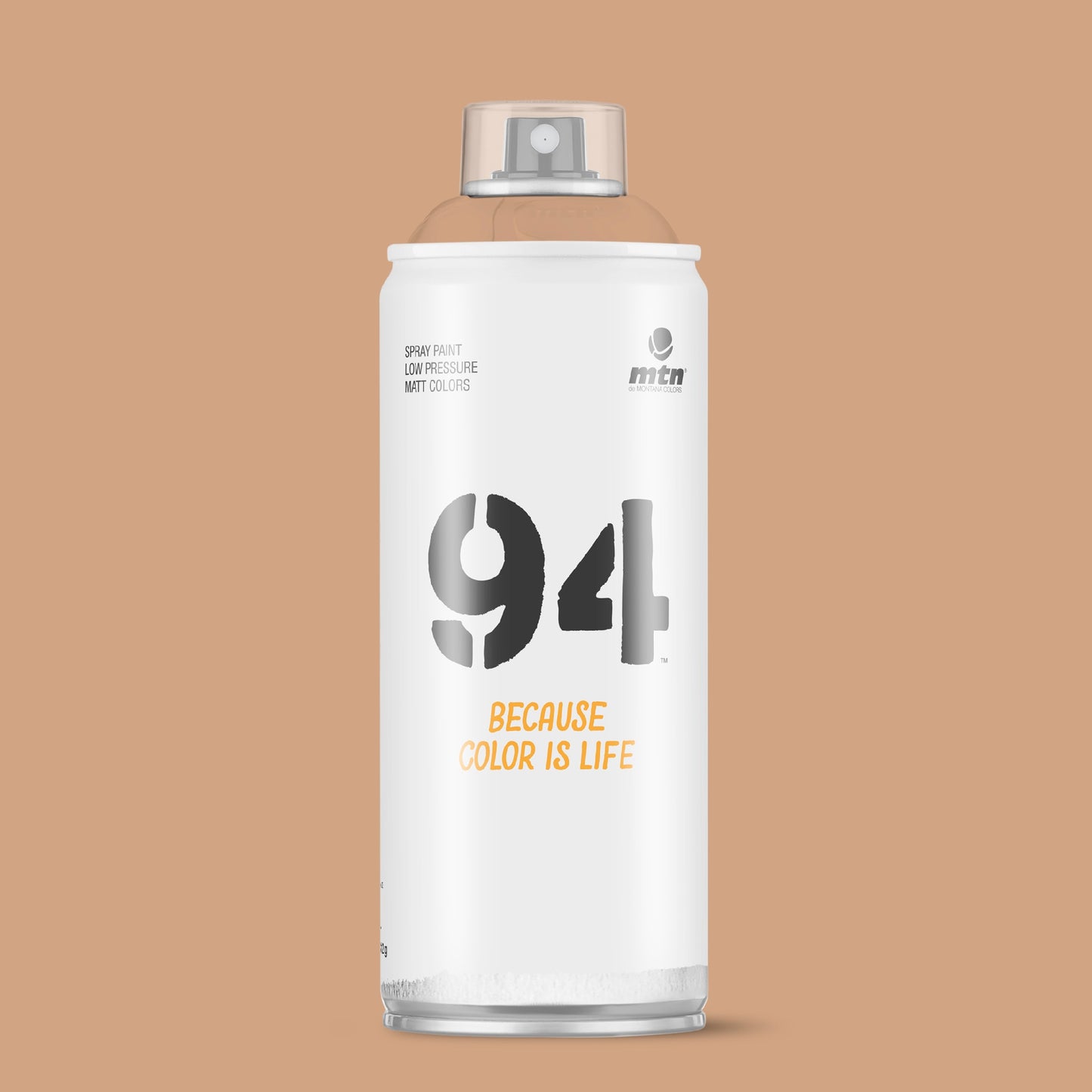 MTN 94 Low Pressure Spray Paints | DIY, Quick Drying, Matt finish, Porous, Non-porous, Metal, Wood, and Walls - 400ml - Tana Brown Shade