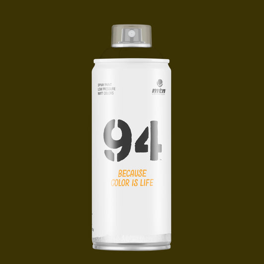 MTN 94 Low Pressure Spray Paints | DIY, Quick Drying, Matt finish, Porous, Non-porous, Metal, Wood, and Walls - 400ml - Maya Green Shade