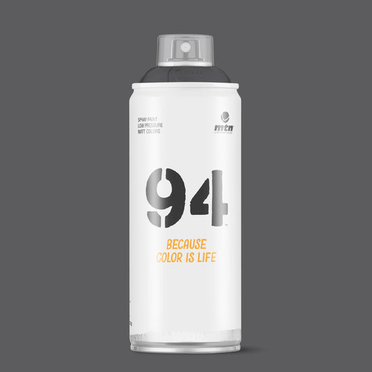 MTN 94 Low Pressure Spray Paints | DIY, Quick Drying, Matt finish, Porous, Non-porous, Metal, Wood, and Walls - 400ml - Wolf Grey Shade