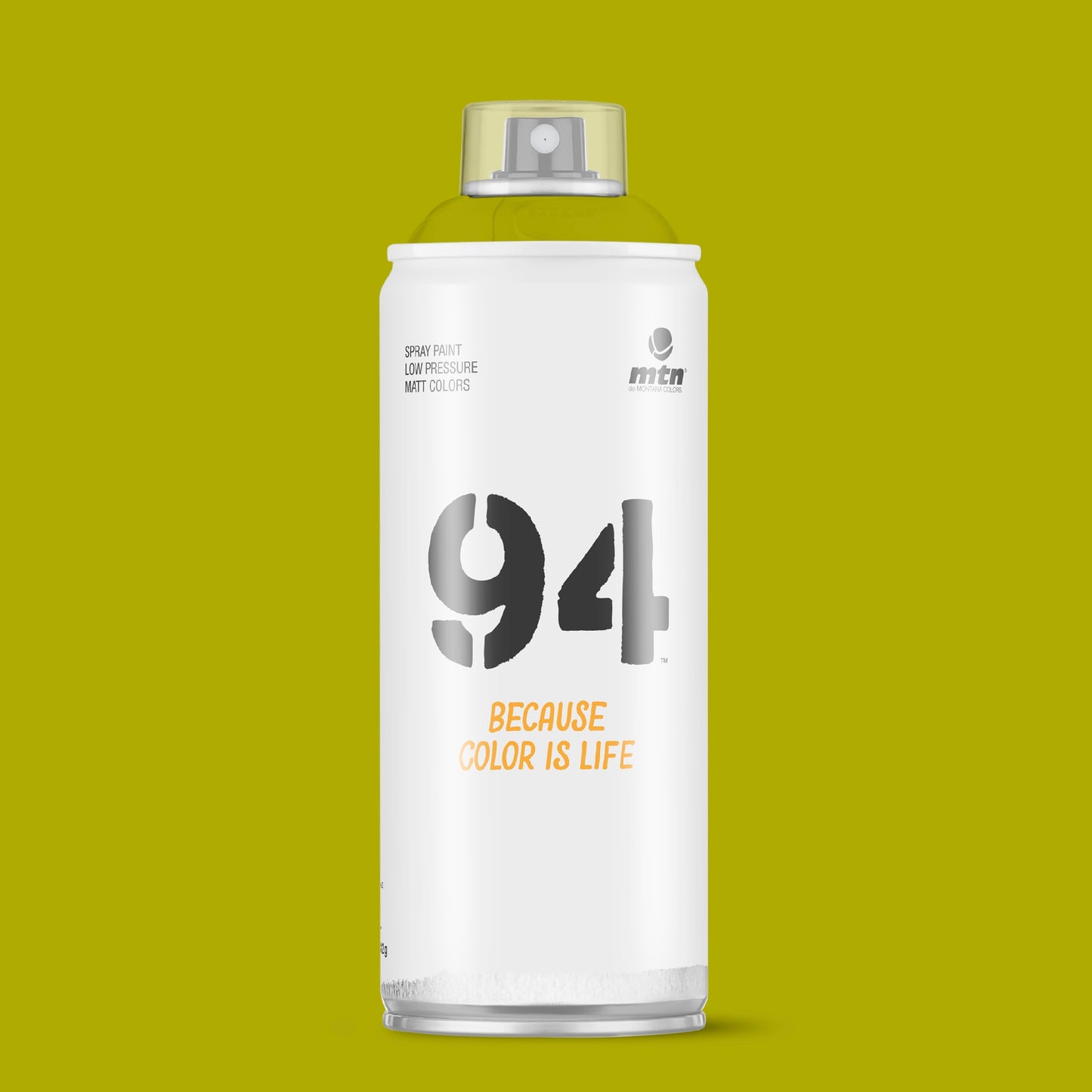 MTN 94 Low Pressure Spray Paints | DIY, Quick Drying, Matt finish, Porous, Non-porous, Metal, Wood, and Walls - 400ml - Oregano Green Shade