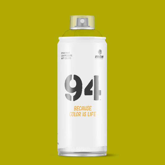 MTN 94 Low Pressure Spray Paints | DIY, Quick Drying, Matt finish, Porous, Non-porous, Metal, Wood, and Walls - 400ml - Oregano Green Shade