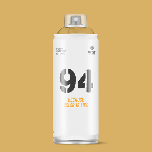 MTN 94 Low Pressure Spray Paints | DIY, Quick Drying, Matt finish, Porous, Non-porous, Metal, Wood, and Walls - 400ml - Inca Brown Shade