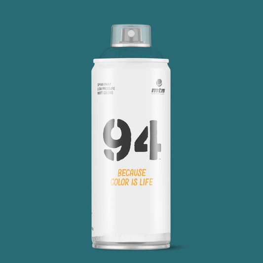 MTN 94 Low Pressure Spray Paints | DIY, Quick Drying, Matt finish, Porous, Non-porous, Metal, Wood, and Walls - 400ml - Glory Blue Shade