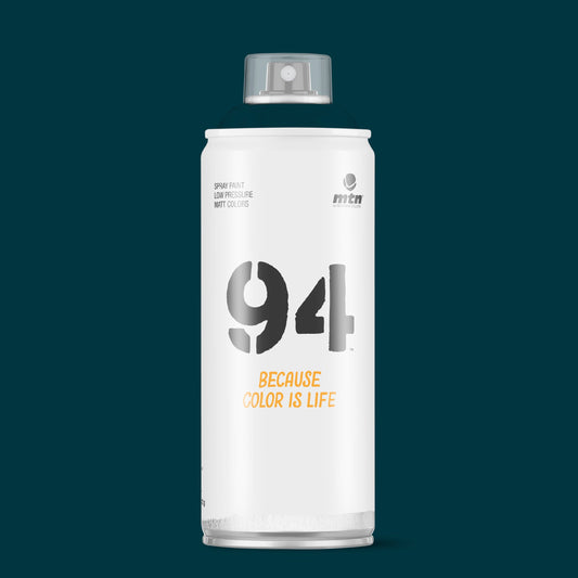 MTN 94 Low Pressure Spray Paints | DIY, Quick Drying, Matt finish, Porous, Non-porous, Metal, Wood, and Walls - 400ml - Pegasus Blue Shade