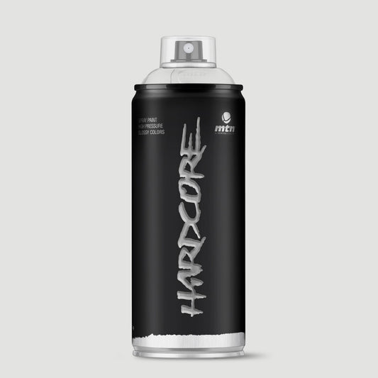 MTN Hardcore High Pressure Spray Paints |DIY, Quick Drying with gloss finish for most surfaces like Porous, Non-porous, Metal, Wood, and Walls - 400ml Light Grey