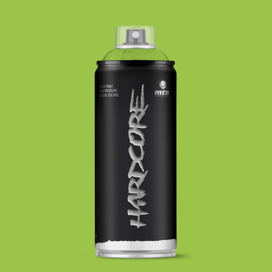 MTN Hardcore High Pressure Spray Paints |DIY, Quick Drying with gloss finish for most surfaces like Porous, Non-porous, Metal, Wood, and Walls - 400ml Pistachio Green