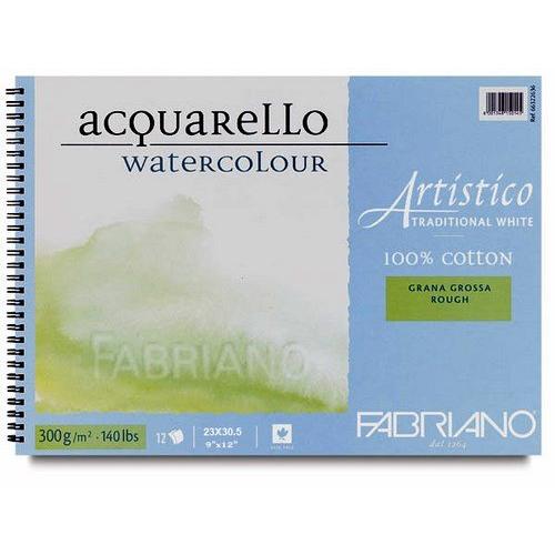 Fabriano Artistico Traditional White Watercolour Spiral Pad (OPEN STOCK)