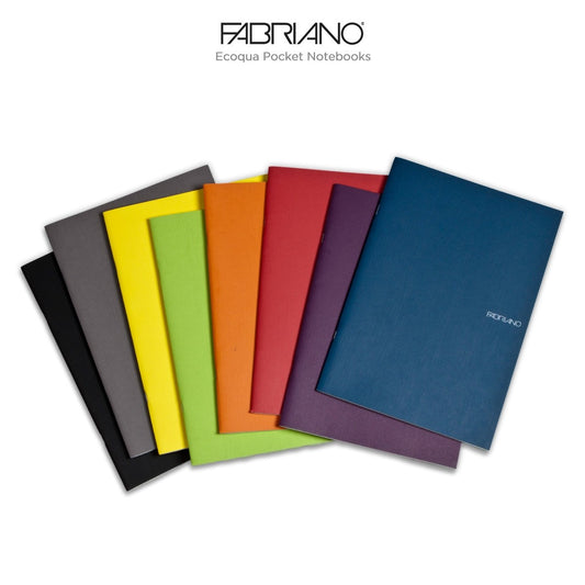 Fabriano Ecoqua A4 Staple Bound Lined Notebook (OPEN STOCK)