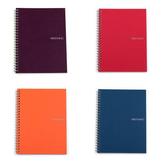 Fabriano Ecoqua A5 Spiral Bound Lined Notebook (OPEN STOCK)