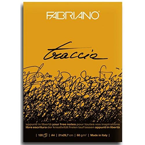 Fabriano Traccia Top Glued Notebook A4(OPEN STOCK)