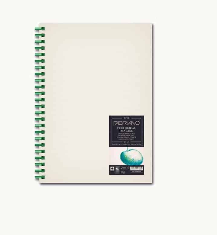 Fabriano Ecological Drawing Book Spiral Bound